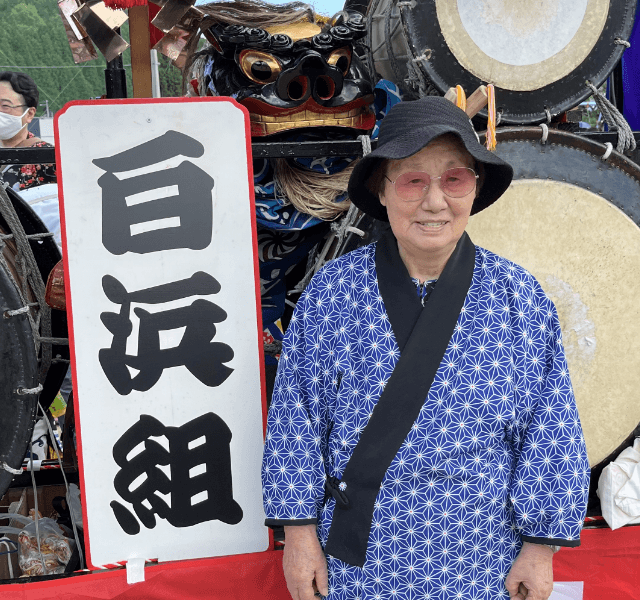 生まれ育った地域のお祭りに参加しました